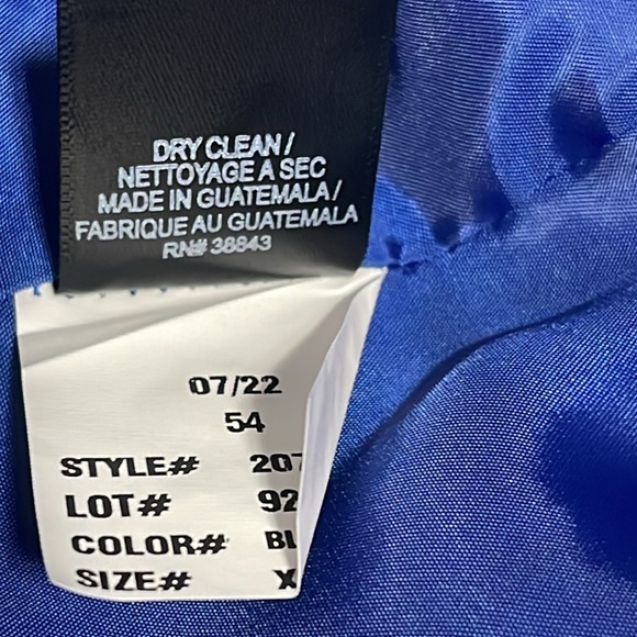 New with tags Sam Edelman Notch Collar Wool Blend Blue Pea Coat Womens Size XS - Picture 9 of 9